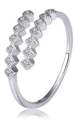 SS11054-4 Хвостовое кольцо из стерлингового серебра S925